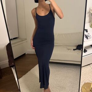 Chic Navy Maxi Dress
